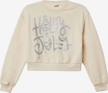 s.Oliver Sweatshirt in Beige: Vorderseite