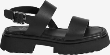 Desa Sandals 'Sandalen' in Black: front