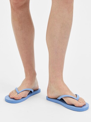 SELECTED FEMME T-Bar Sandals 'Felicia' in Blue