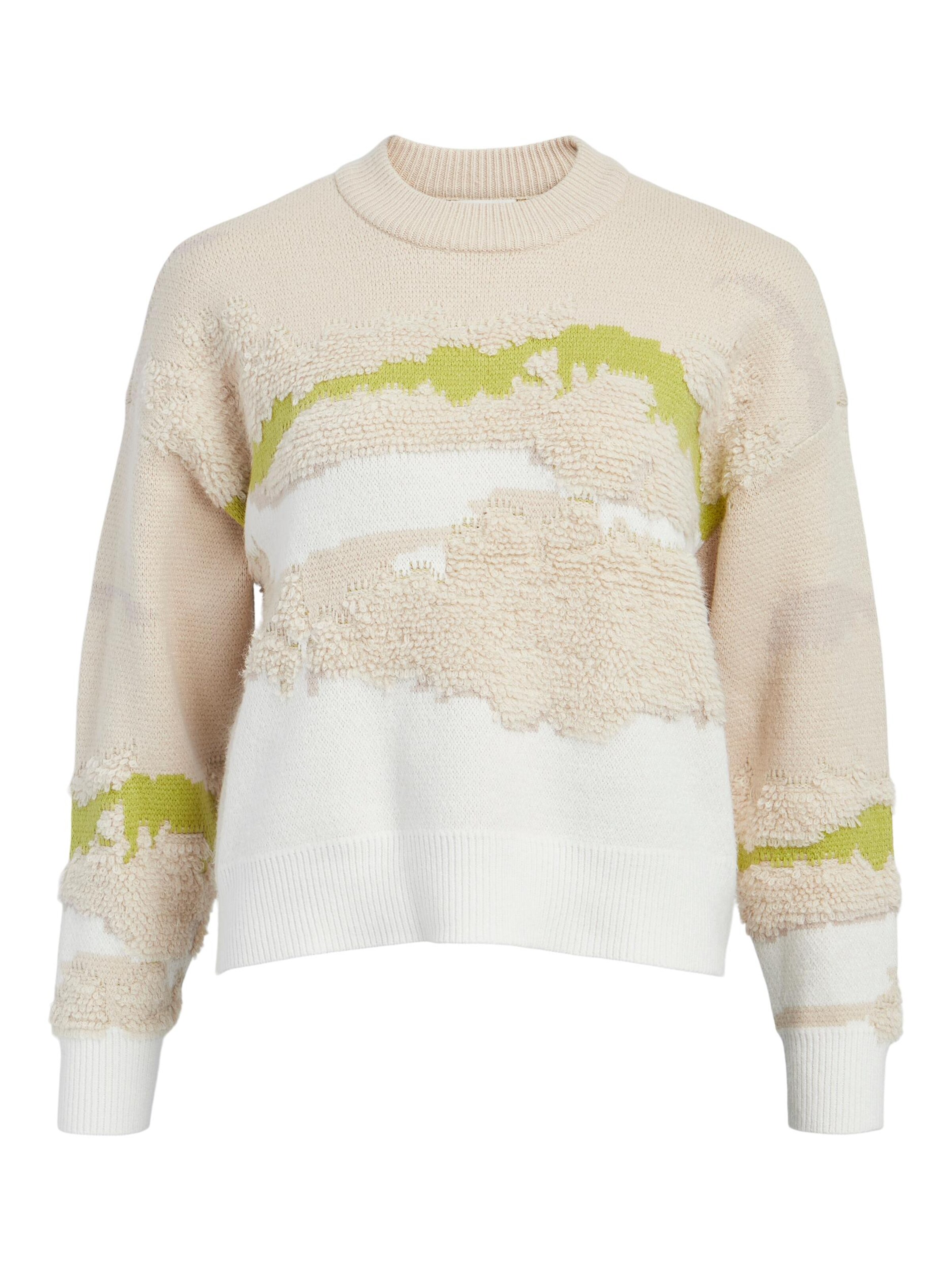 OBJECT Trui in Beige: voorkant