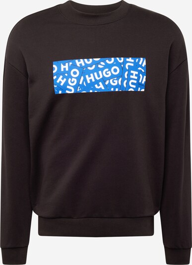 HUGO Sweat-shirt 'Naylos' en bleu / noir / blanc, Vue avec produit
