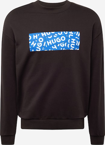 HUGO Blue Sweatshirt 'Naylos' in Black: front
