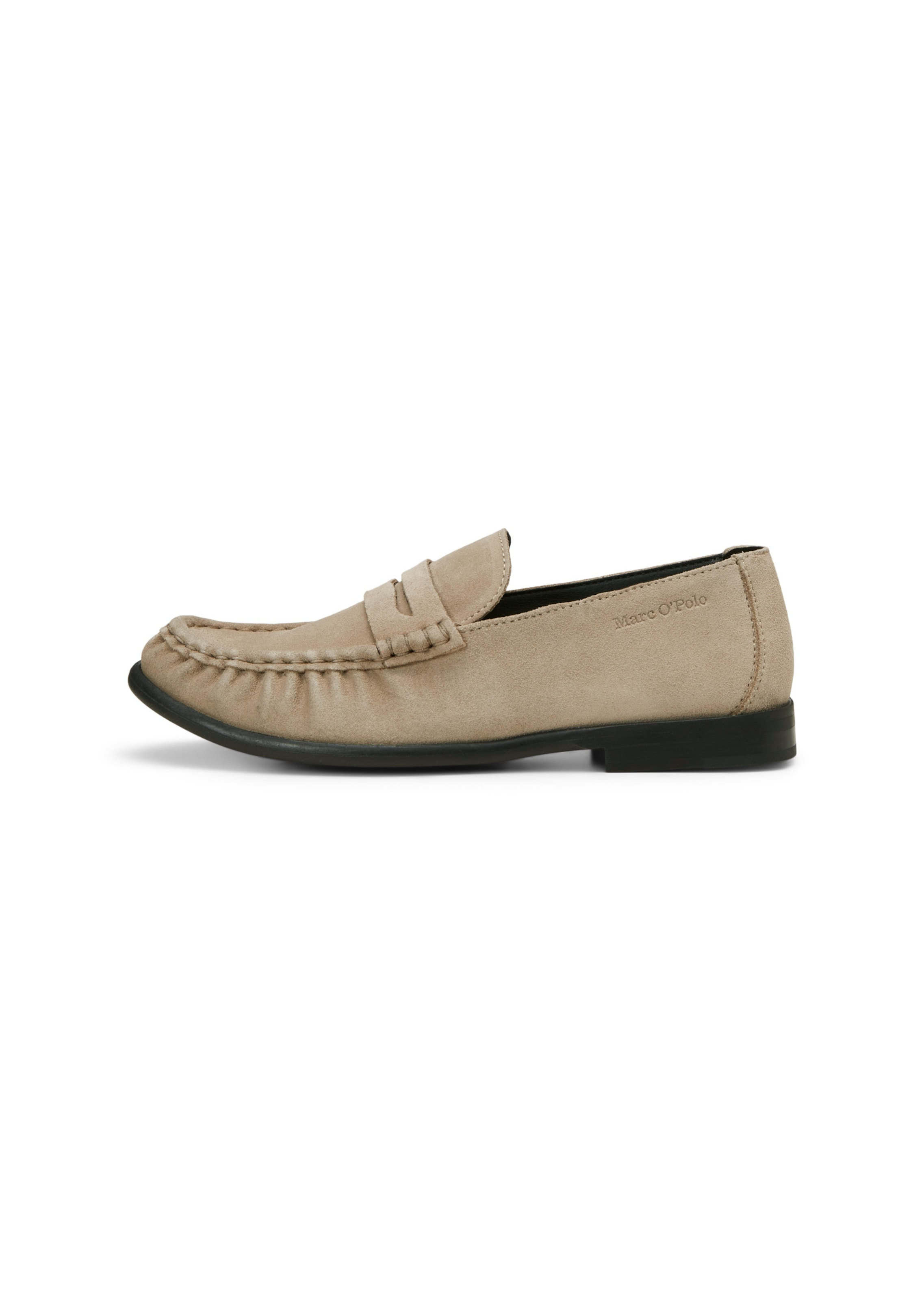 Marc O'Polo Slipper in Grau: Vorderseite