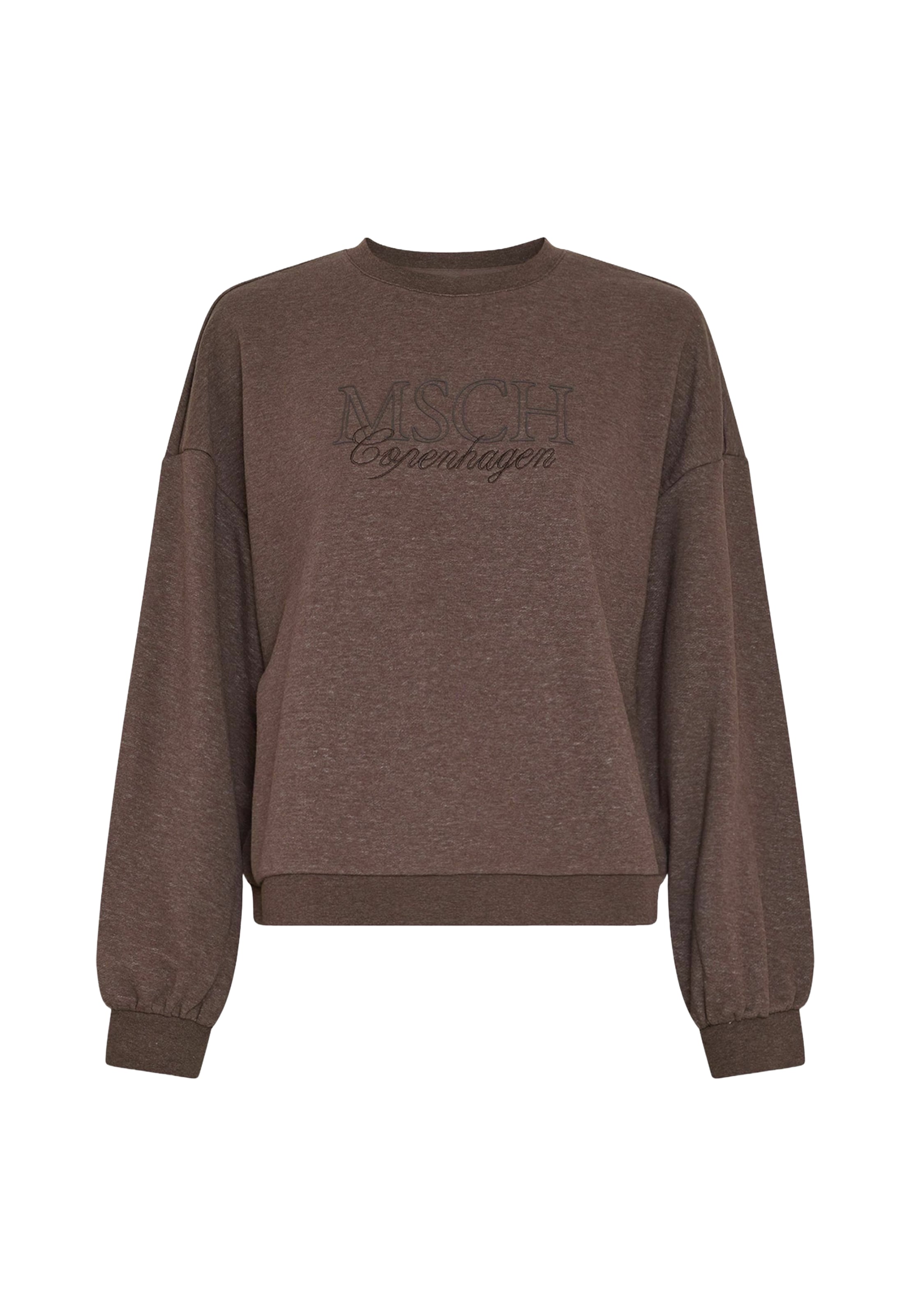 Felpa 'Brawley Briena' di MSCH COPENHAGEN in marrone: frontale
