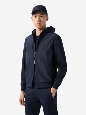 BOGNER Sweat jacket 'Devon' in Blue: front