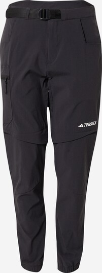 ADIDAS TERREX Outdoor Pants 'Utilitas' in Black / White, Item view