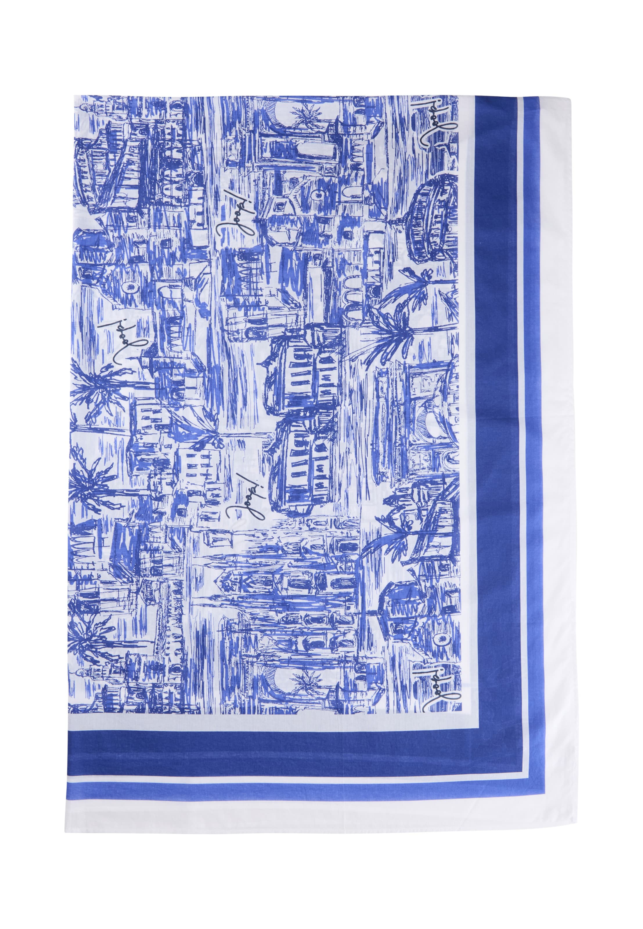 JOOP! Shawl in Blue / White, Item view