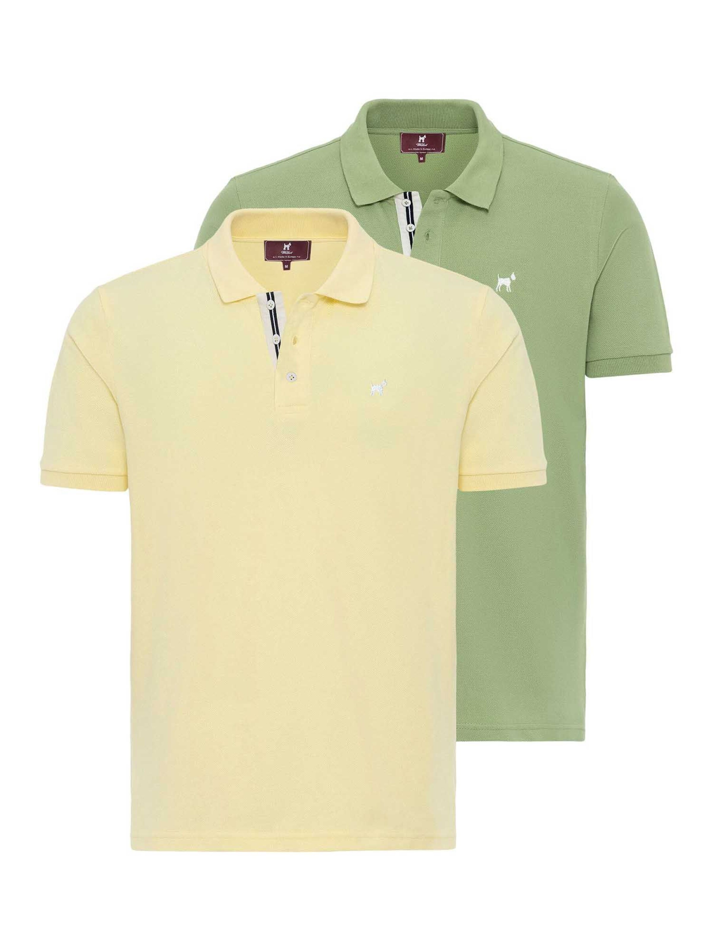 Williot Poloshirt in Gelb: Vorderseite