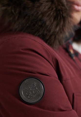 raudona Superdry Žieminė parka 'Rookie'