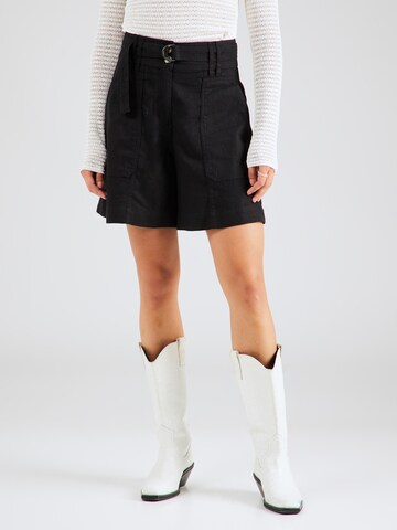 Marks & Spencer Wide Leg Shorts in Schwarz: Vorderseite