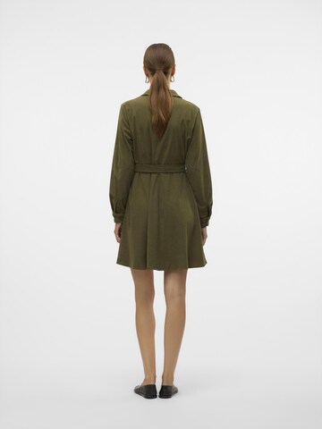 VERO MODA Shirt dress 'VILJA' in Green