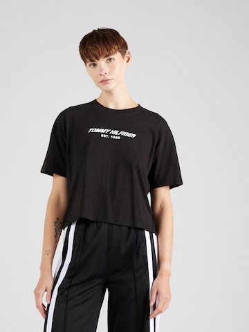 TOMMY HILFIGER Performance Shirt in Black: front