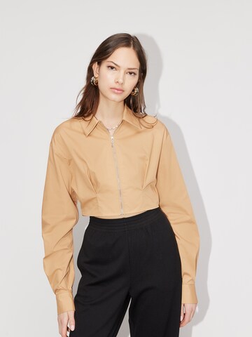 LeGer by Lena Gercke Bluse 'Perle' i beige: forside