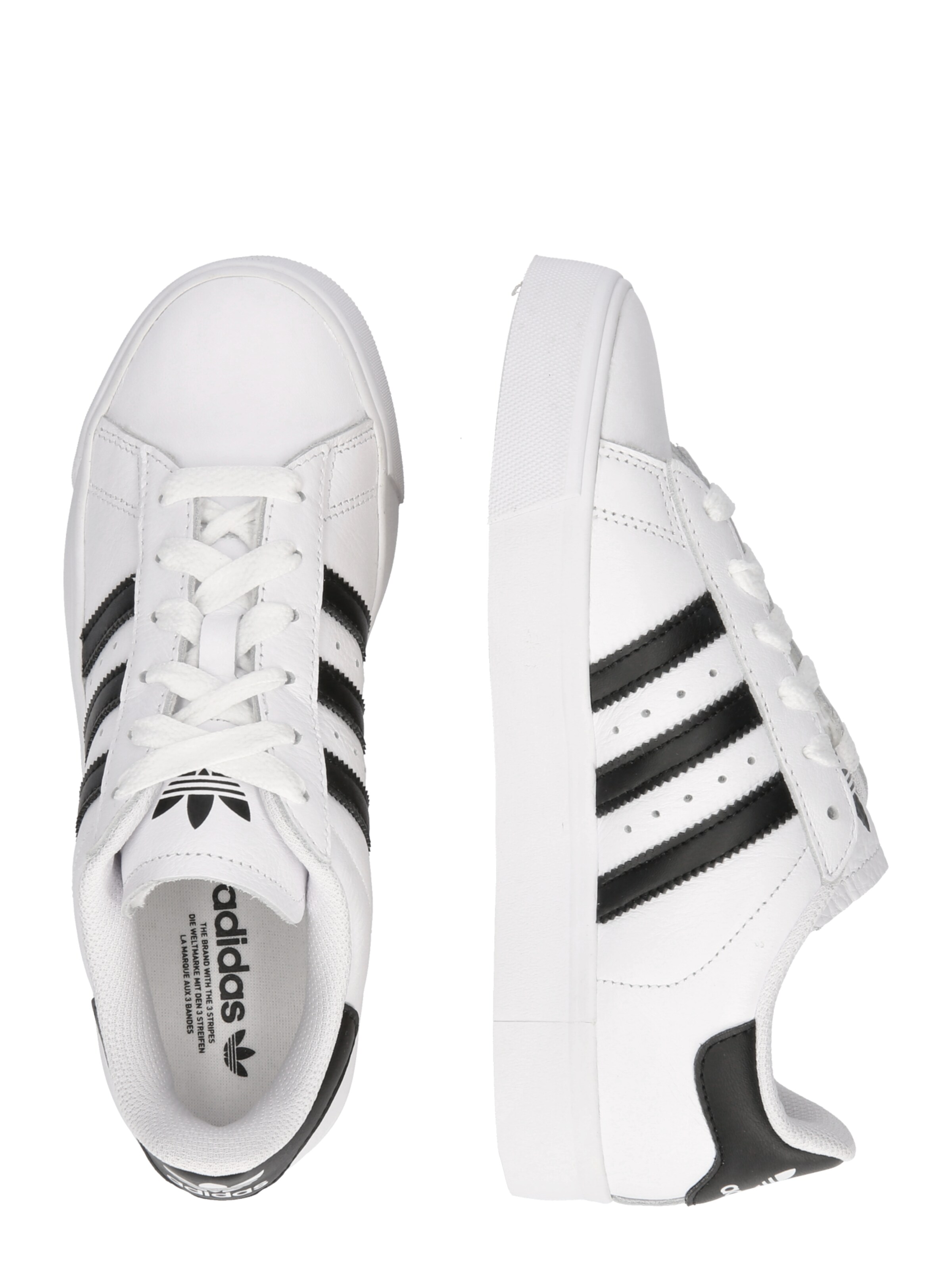 ADIDAS ORIGINALS Låg sneaker 'CAMPUS' i vit