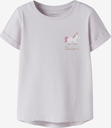 NAME IT Футболка 'NMFVIX' в Лиловый: спереди