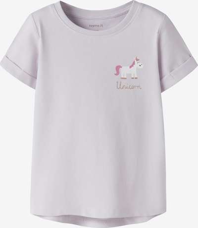 NAME IT Paita 'NMFVIX' värissä syreeni / valkoinen, Tuotenäkymä