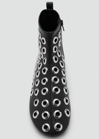 MANGO Ankle Boots 'Doble' in Black