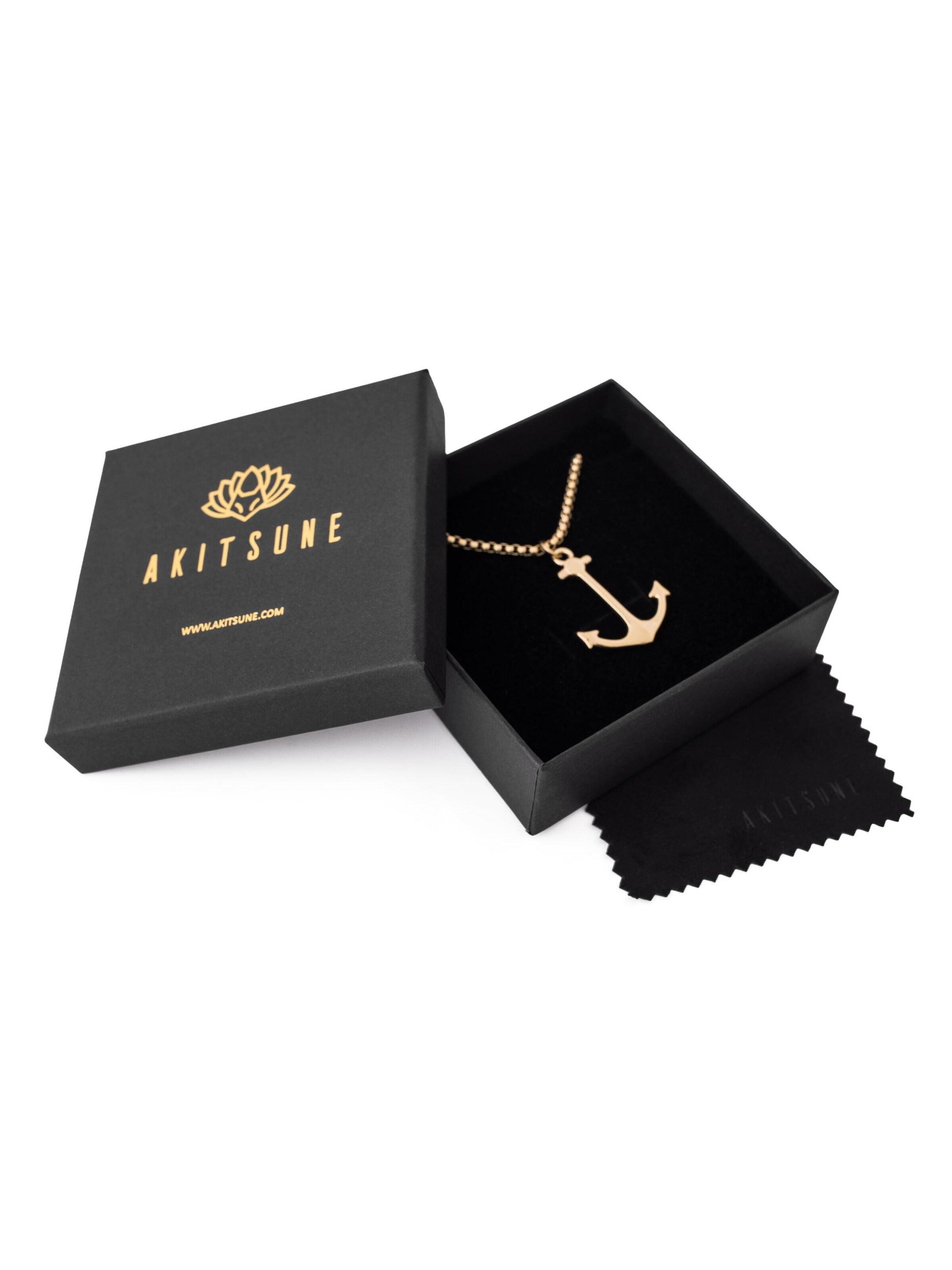 Akitsune Necklace 'Portus' in Gold