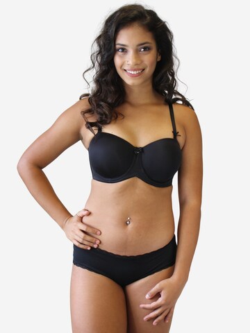 Balconnet Soutien-gorge 'Liberty Conscious' SugarShape en noir : devant