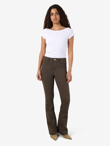 Noisy may Flared Jeans 'NMSallie' in Brown