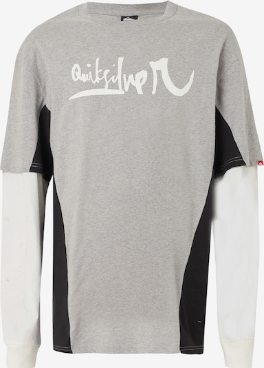 QUIKSILVER Toiminnallinen paita 'SYNC DOUBLE' koossa S värissä harmaa / musta / valkoinen, Tuotenäkymä