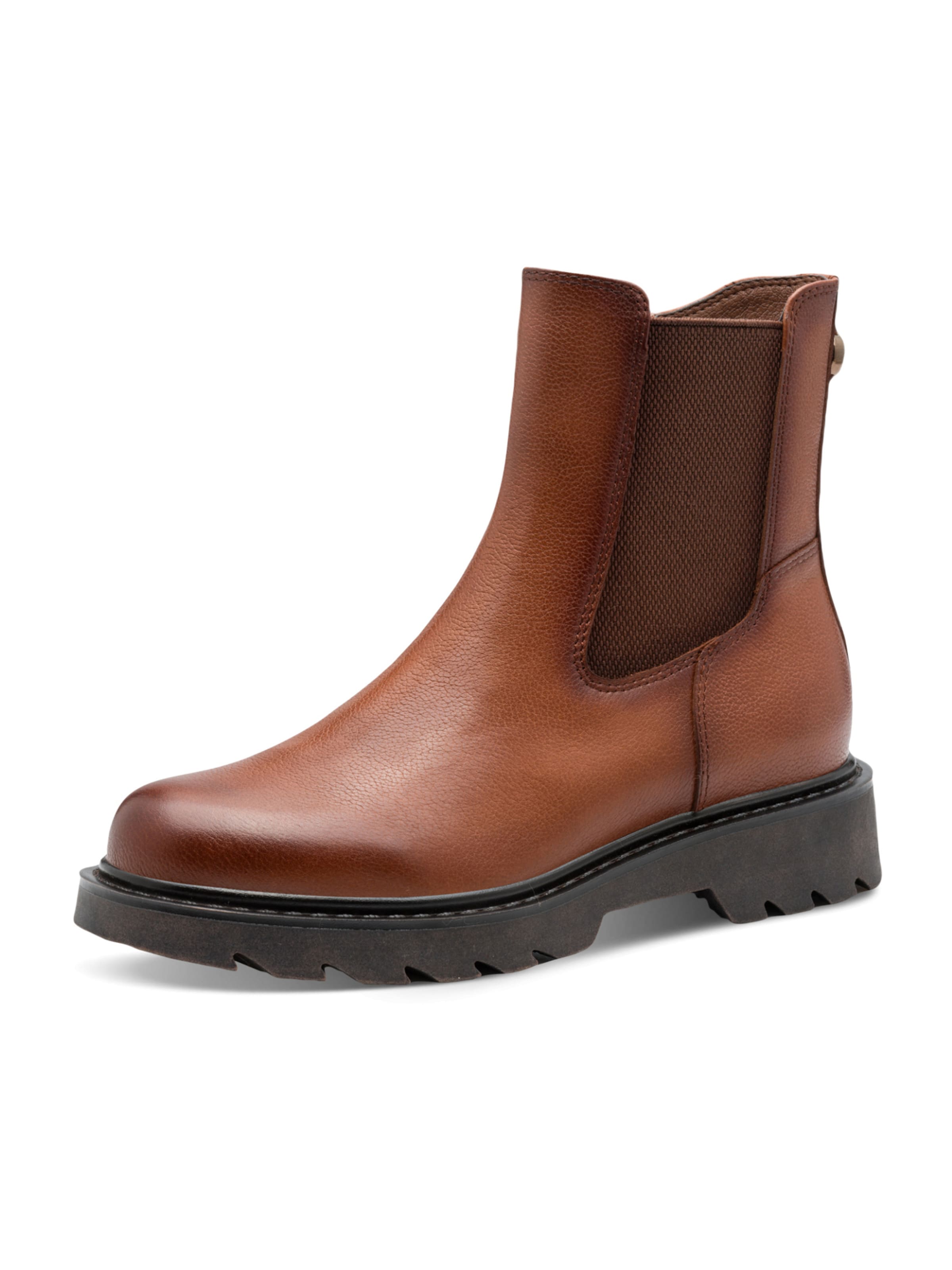 Tamaris Chelsea boots in Brown: front
