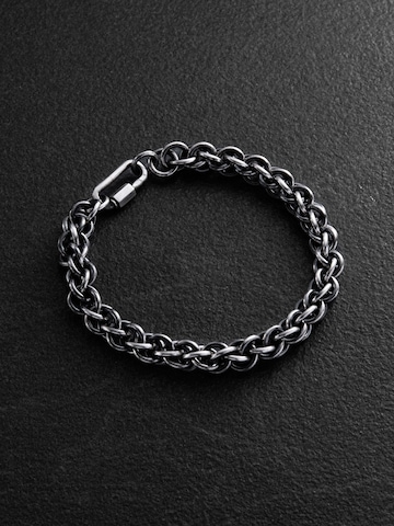 REYTEL - Pulsera 'ZULLEN' en plata: frente