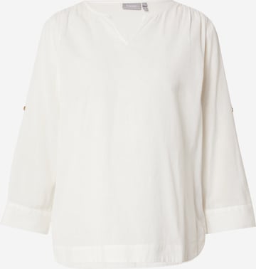 Fransa - Blusa 'MADDIE' em branco: frente