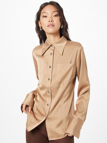 CATWALK JUNKIE Blouse 'CAMELIA' in Brown: front