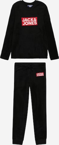 Jack & Jones Junior Joggingpak in Zwart: voorkant