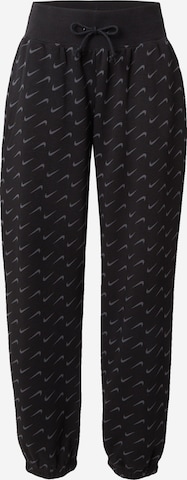 Nike Sportswear Tapered Pants 'PHOENIX FLEECE' in Black: front