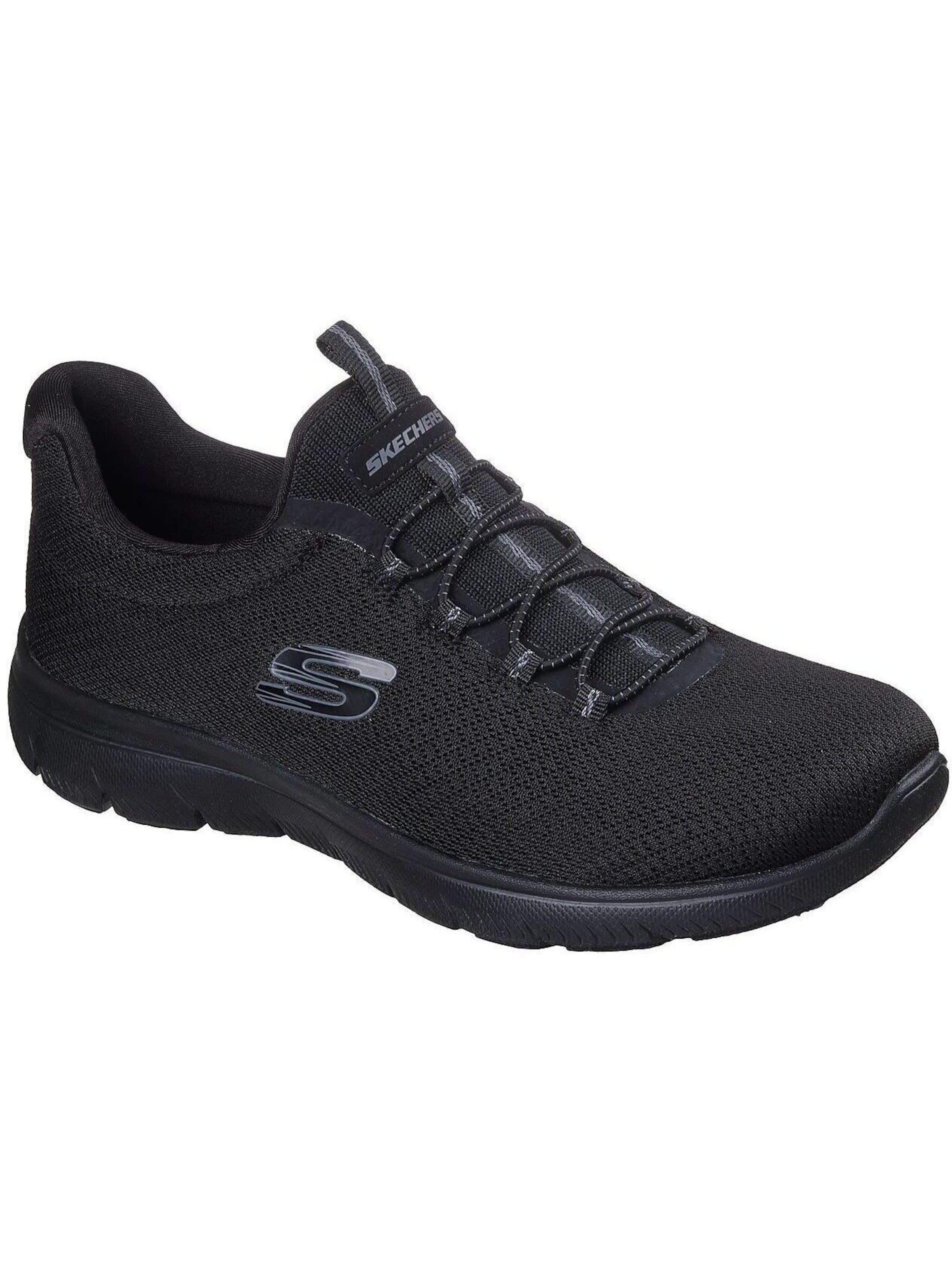 SKECHERS Sportschoen 'Summits-summer Blush' in Zwart: voorkant