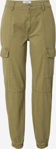 NEW LOOK Tapered Cargo Jeans 'JAFAR' in Green: front