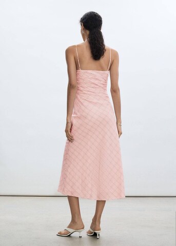 MANGO Kleid 'Gather' in Pink