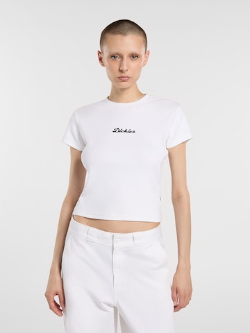 T-shirt '6E98' DICKIES en blanc : devant