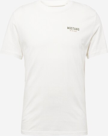 MUSTANG T-Shirt 'Style Alex' in Weiß: predná strana