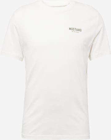 MUSTANG T-Shirt 'Style Alex' in Weiß: predná strana