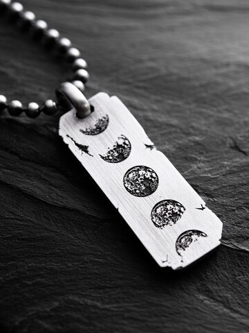 REYTEL - Colgante 'MOON PHASE' en plata