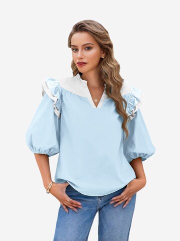 Imily Bela Блуза в синьо: отпред