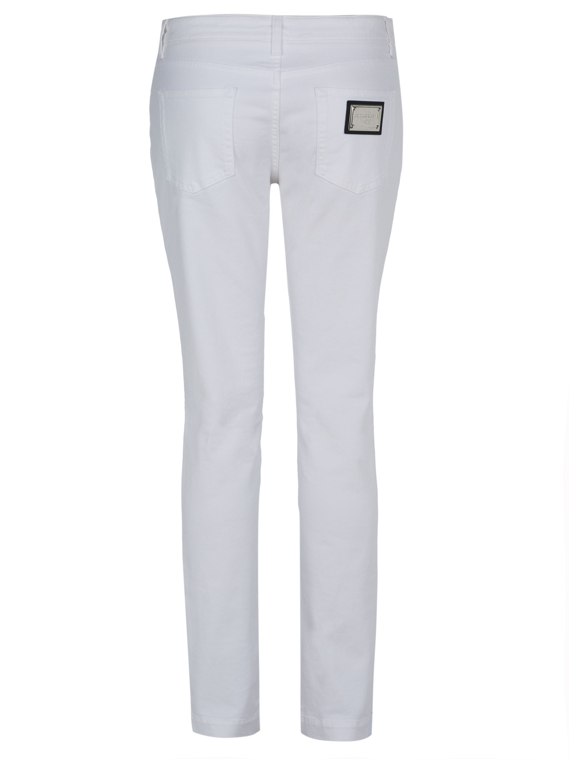 DOLCE & GABBANA Regular Jeans in Wit