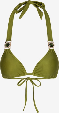 Moda Minx Bikinitop 'Amour' in Grün: Vorderseite