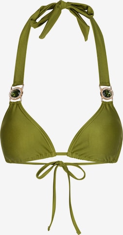 Moda Minx Triangel Bikinitopp 'Amour' i grønn: forside