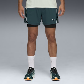 PUMA Loosefit Sportbroek 'Velocity' in Groen: voorkant