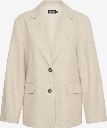 SOAKED IN LUXURY Blazer 'Sus' in Beige: front