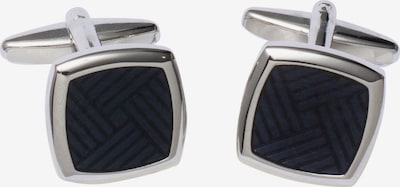 ETERNA Manchetknopen in de kleur Donkerblauw / Zilver, Productweergave