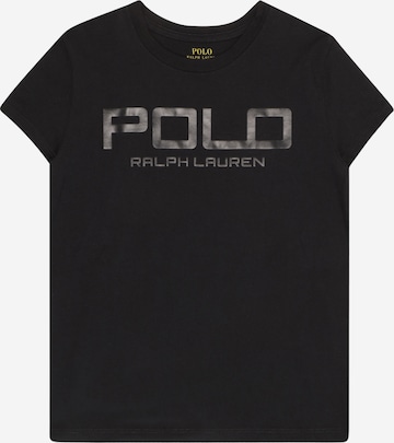 Polo Ralph Lauren Тениска в черно: отпред