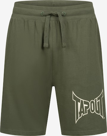Pantaloni de la Tapout pe verde: față