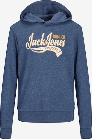 Sweat Jack & Jones Junior en bleu : devant