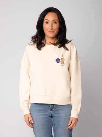 Watapparel Sweatshirt in Weiß: Vorderseite