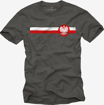 MAKAYA Shirt in Grey: front